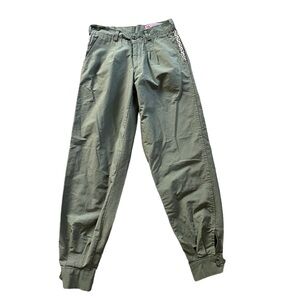 VINTAGE Azabache Green HIgh waisted pants